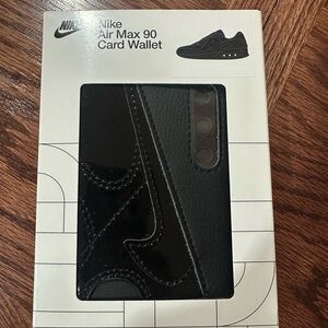 Nike Black Air Max 90 Card Wallet